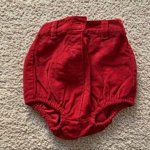 Custon Design Claret Red Short Size:12-18M.